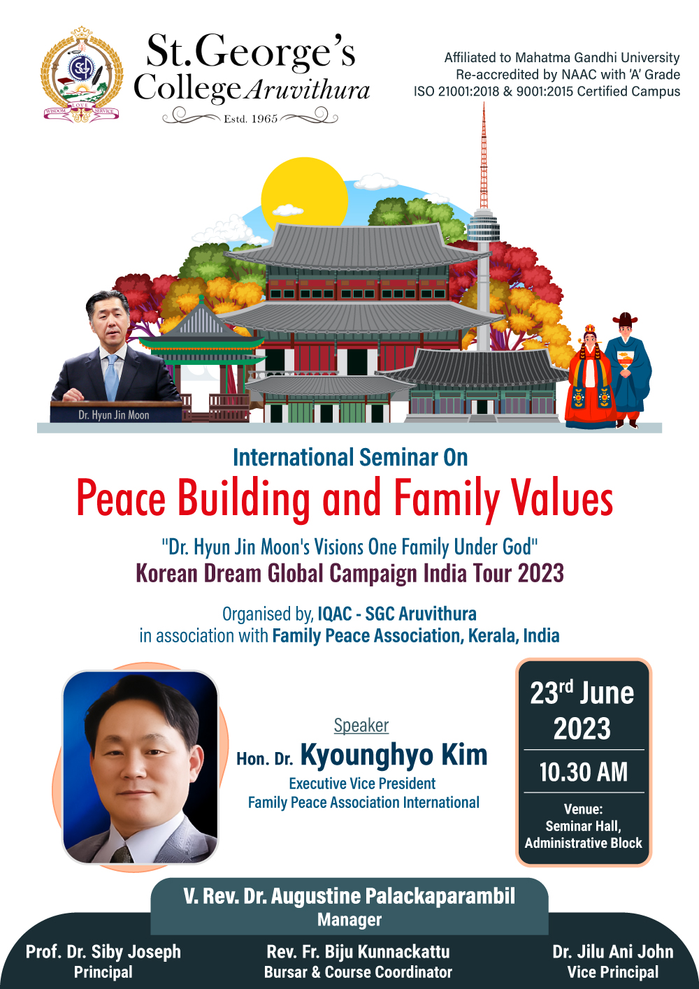 International Seminar on - Peace Building and Family Values